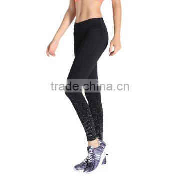 Wholesale Ladies Sports Pants Elastic Fitness GYM Leggings Luminous Reflex Yoga Pants photo-6