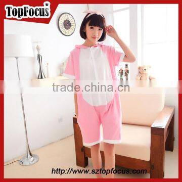 Hot Sale Short Sleeve Summer Style Pyjamas Caluby Wholesale Adult Onesie photo-3