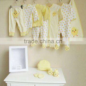 2012 Autumn mom and bab baby clothes 100% cotton embroidered 10in1 newborn gift box