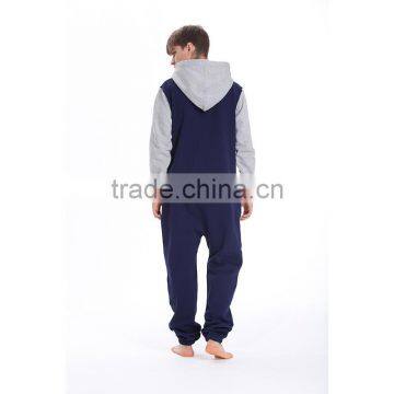 Fashion Onesie Jumpsuit With Hood for Men Adult Fleece Jumpsuits photo-3
