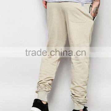 Custom Design 100% Cotton Mens Skinny Joggers With Pulling Rope photo-4