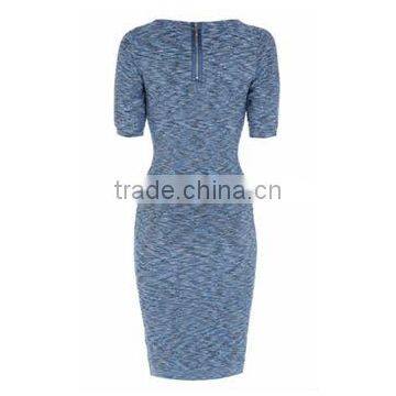 2014 Sexy Stretch Space Dye Texture Brand Knit Bandage Dress photo-2