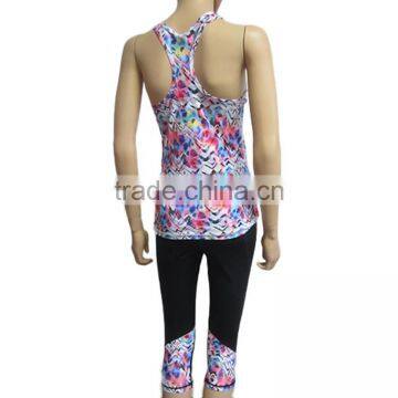 New Custom Fitness Yoga Tank Top Fancy Sublimation Fitness Clothing Women Wholesale Fitness Clothing photo-3