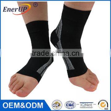 Knit compression foot sleeves socks