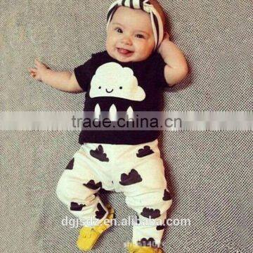 new arrival wholesale children's boutique clothing cute baby boy set