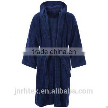 Custom Colors Quick-dryng Flannel Fleece Bathrobe photo-3