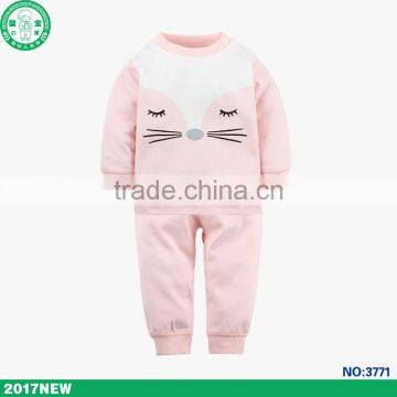 Wholesale Unisex Long Sleeve Baby Sleeping Suit Children Clothes With OEM Branded photo-2