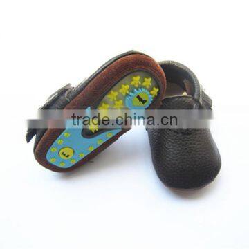 Hard Sole Genuine Leather Wholesale Baby Shoes Baby Moccasins photo-4