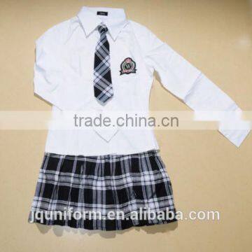 Juqian 2016 Junior and Senior Girls High School Uniforms Suit Vest Shirt Sports Uniforms photo-6