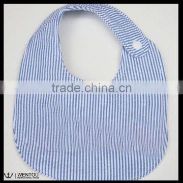 New Design Plain Seersucker Baby Bib photo-5