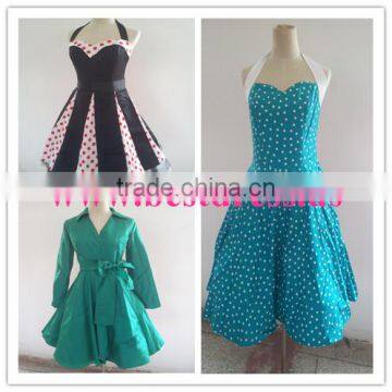 Vintage 50s Classic Dress Swing Pinup Rockabilly RONA DRESS SIZE XXXL UK 20