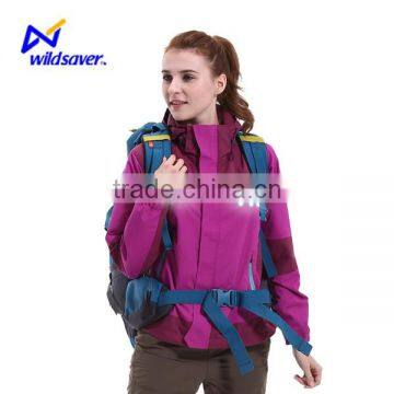 Flashing Brand Windbreaker With Hood Safety Warining Jackets for Climbing photo-5