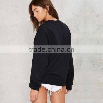 Women's 100% Cotton Gold Foil Sreetwear Casual Sweatshirt photo-2