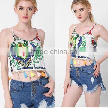 2017 Fashion Lady Summerr Oem Tank Top Women for Wholesale photo-3