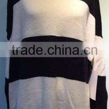 New Fashion Ladies Winter In-Stock Knitted Sweater, Fashion Ladies Bat Pullover Sweater photo-3