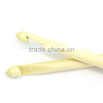 Custom Available Afghan Tunisian Double Ended Natural Bamboo Crochet Hooks Needles photo-3