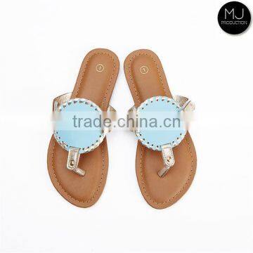Stocked Monogram Solid Disc Kid Sandal photo-4