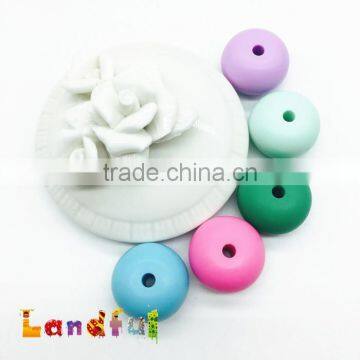 23mm Baby Bracelet Beads Baby Jewelry Accessories Soft Silicone Beads photo-5