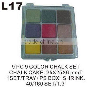 L17 9 PC 9 COLOR CHALK SET