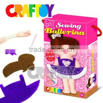 Sewing Bellerina Do it Yourself Fashion Doll Kit Diy Art and Craft