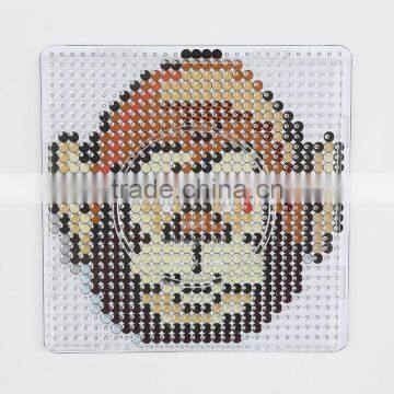 Diyfashion 5mm Mini Hama Perler Fuse Beads Gorilla Set With Pegboard Iron Paper and Twezzer Fuse Beads Set Toys 18001 photo-4