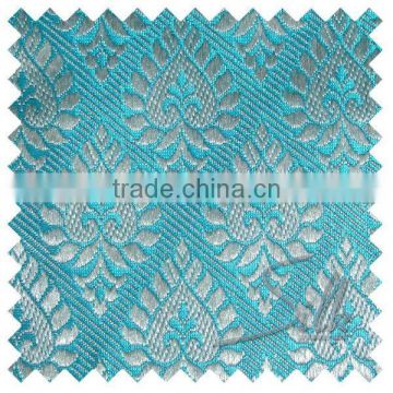 Silk Bule Jacquard Fabric