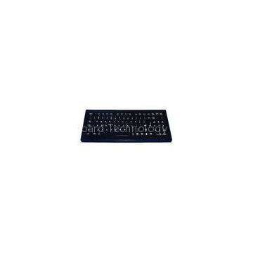 IP65 dynamic vandal proof black metal keyboard with high quality durable black titanium