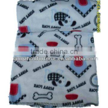 printed fleece blanket,anti-pilling,high hygroscopy blanket fabric