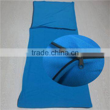 Anti pilling fleece sleeping bag, Camping warm blanket