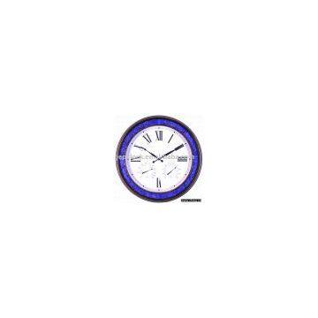 24 Inch Wall Weather Station Clock