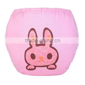 pink rabbit style soft training pants baby cloth diaper