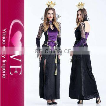 Girls Halloween Immortal Bride Sexy Purple Vampire Costume