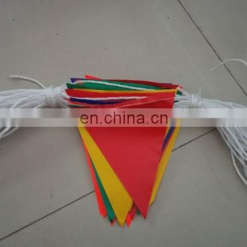 Anti - UV PVC Muti-color Bunting for construction sites for Australia market from wenzhou Fly craft