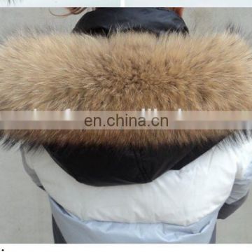 China Top Grade Genuine Natural Fur Collar / Fur Trimming / Fur Stripe For Garment