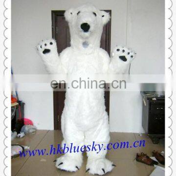 Adult polar bear mascot costume polar bear costume for sale