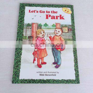 China manufacture hardcover art paper colorful story book with ribbon cheap price