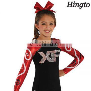 2015 latest design sublimation cheer uniforms cheer shorts