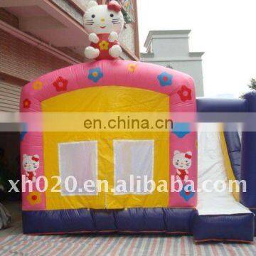 C047 Lovely Hello Kitty Inflatable bouncer slide combo