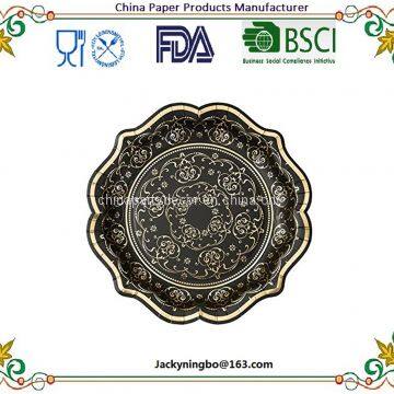 Ningbo PartyKing Hot Sale Performa Peaceful Snow Holiday Disposable Dinner Paper Plates photo-2