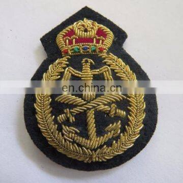 Top quality pakistan hand embroidery badges