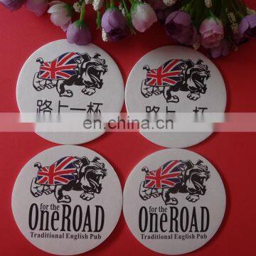 Made in China customized absorbent paper coaster