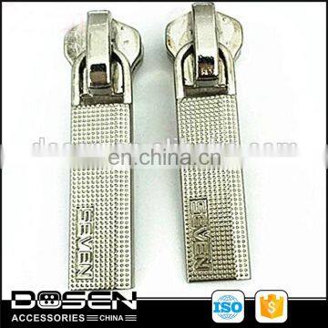 nickle free logo custom custom zipper slider,custom made luggage zipper slider