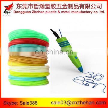 3d pen printing filament PLA/ABS refills sample testing pack