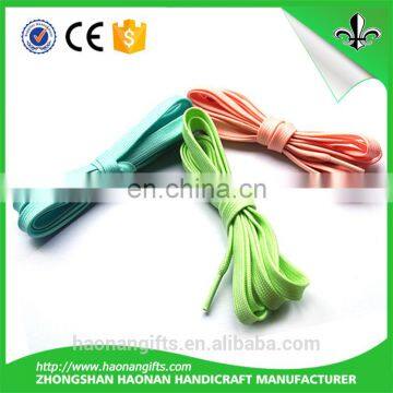 Custom printed wholesale poyester elastic shoelaces