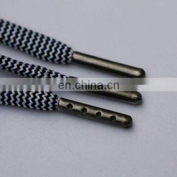 High quality round glitter metal aglets /tag and personalized shoelace aglets for sale