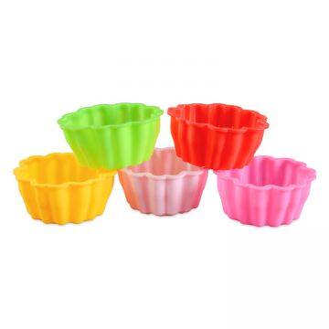 Free Sample Food Grade Heat resistant Nontoxic Silicone Cake Mold Baking Mousse Pudding Chocolate Mold Tool Flower Shape