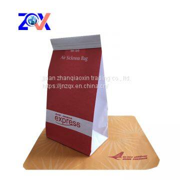 Good Usage On Plane Printed Paper Emesis Bag With Horizontal Tin Tie photo-2