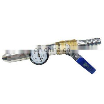 Discount! waterproof test equipment IEC60529 IPX5/X6 water jet nozzle with pressure gauge