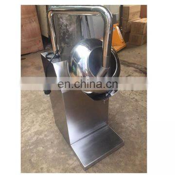 Almond Nuts Sugar Coating Machine / Mini Chocolate Beans Sugar Coating Machine