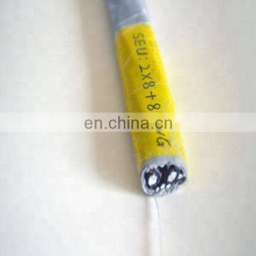 UL listed 854 standard AA-8030 aluminum alloy conductor concentric type 2 conductor 6awg USE cable